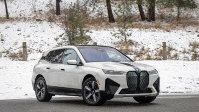 BMW iX winter