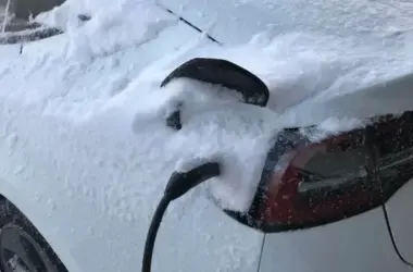 tesla frozen charging cables