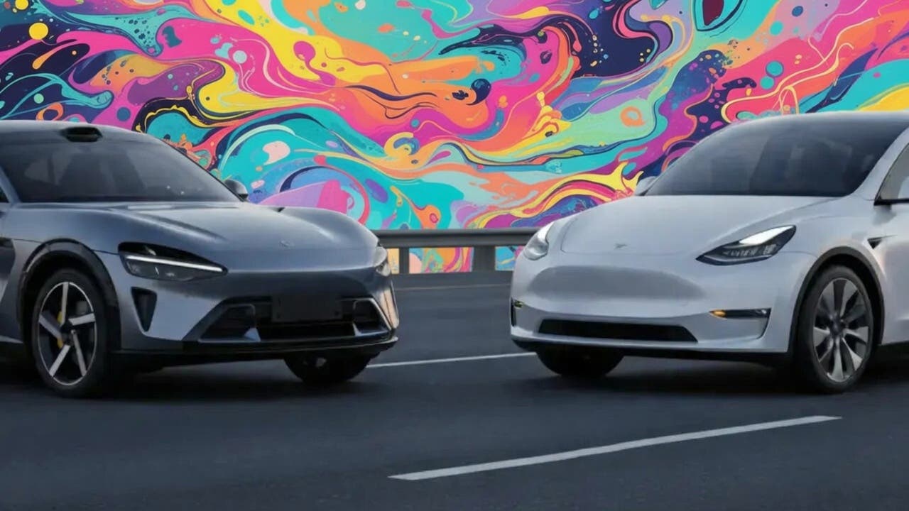 Xiaomi YU7 and tesla model y