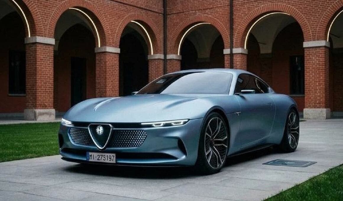Alfa Romeo 1900 C Coupe render
