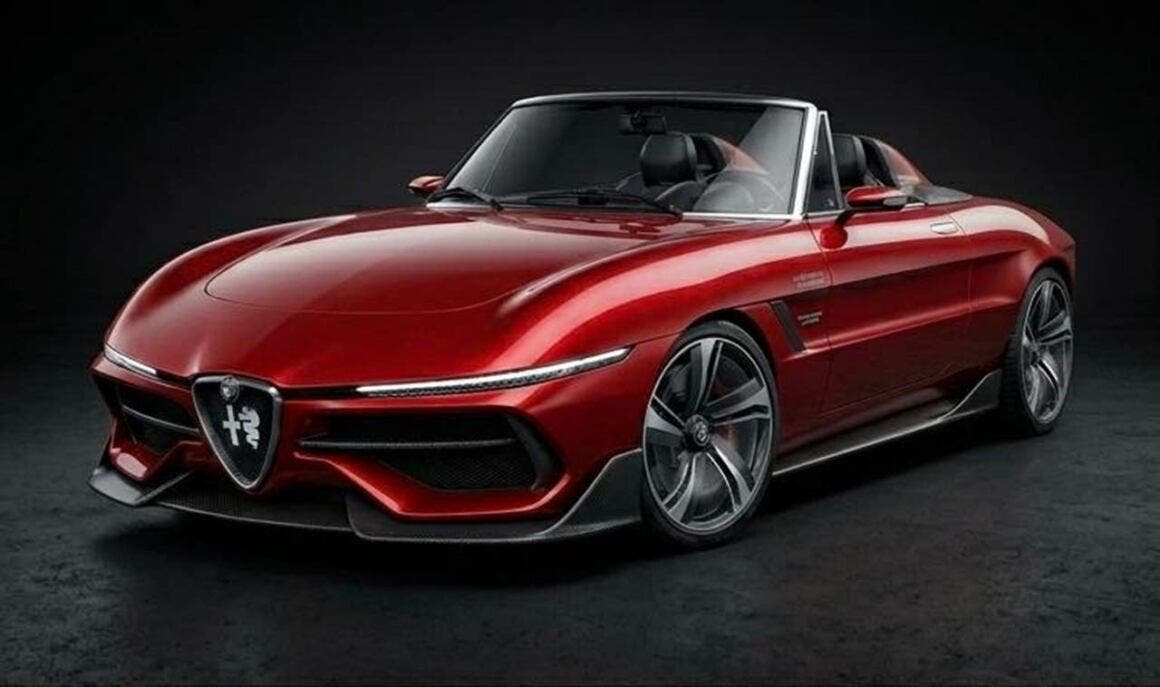 Alfa Romeo Duetto render