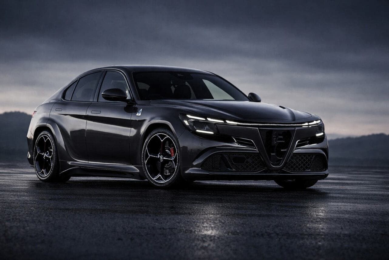 Alfa Romeo Giulia Quadrifoglio render