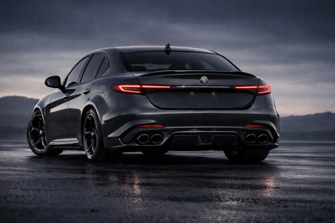 Alfa Romeo Giulia Quadrifoglio render