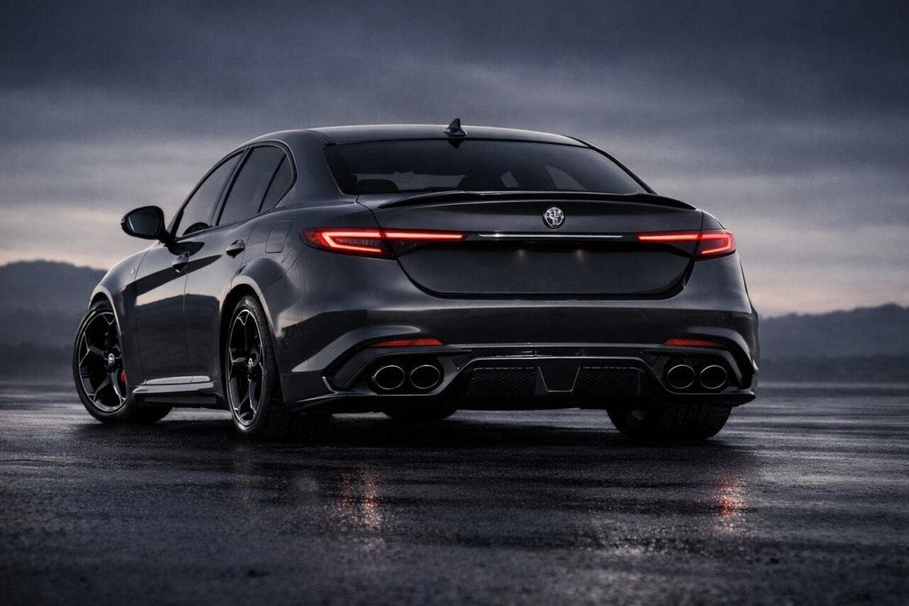 Alfa Romeo Giulia Quadrifoglio render