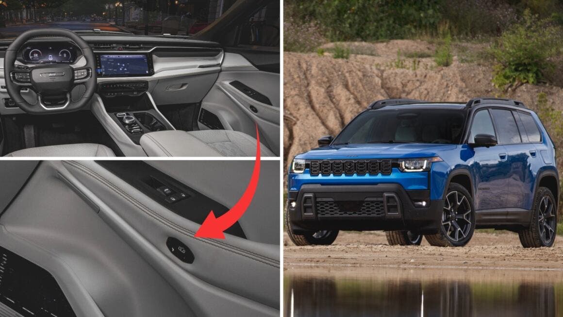 Jeep Cherokee door release system