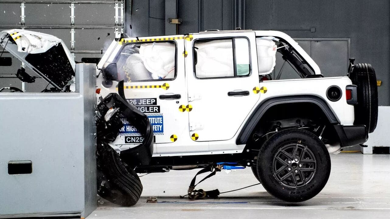 Jeep Wrangler crash test