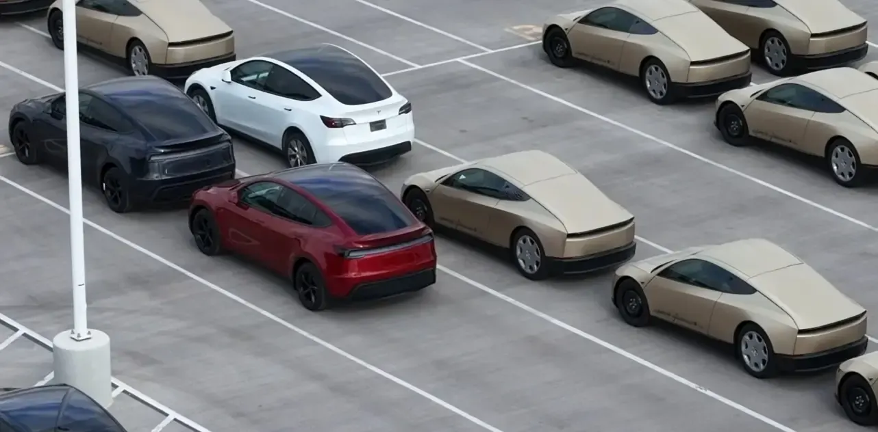 tesla cybercab and model y