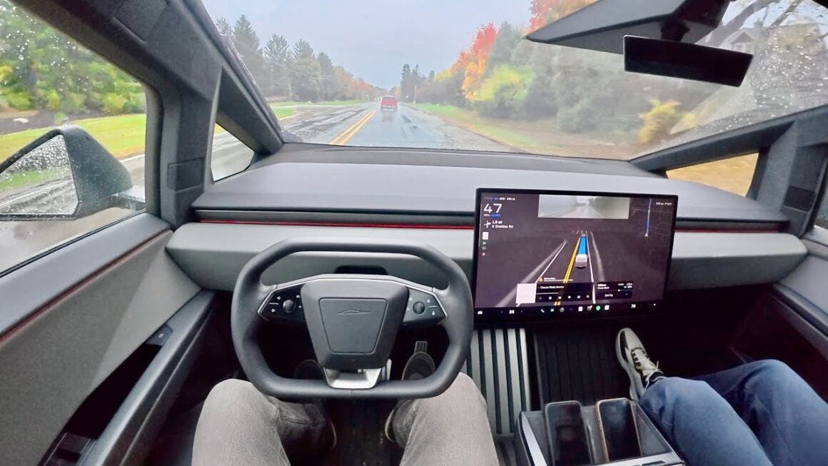 tesla cybertruck FSD