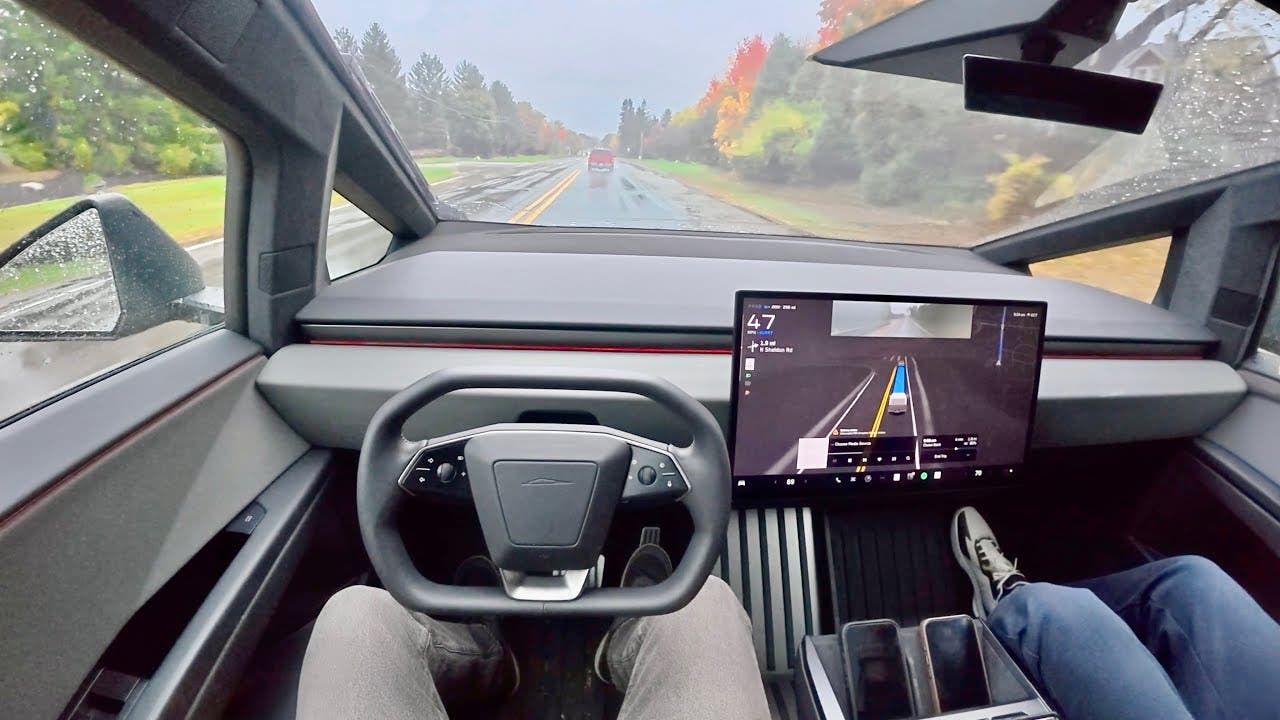 tesla cybertruck FSD