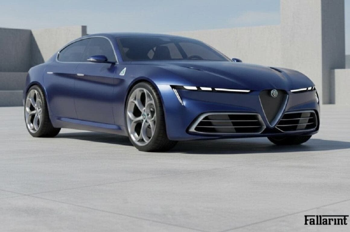 Alfa Romeo sedan render