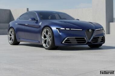Alfa Romeo sedan render