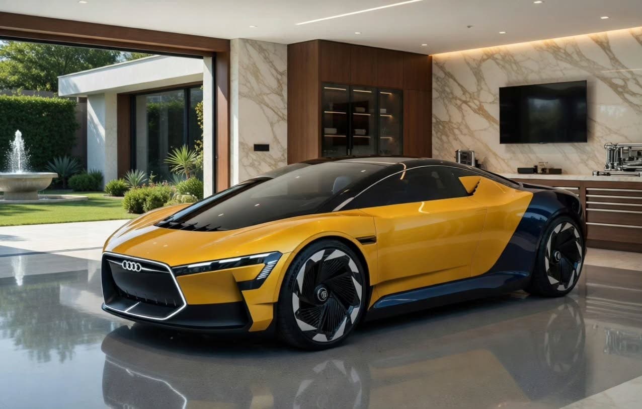 audi r8 rendering