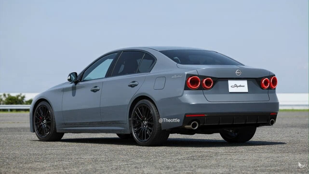 nissan skyline rendering