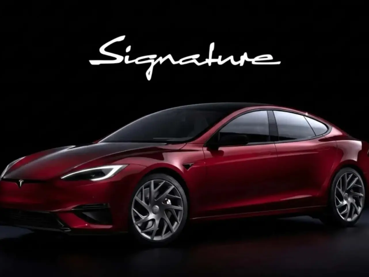 tesla model s signature