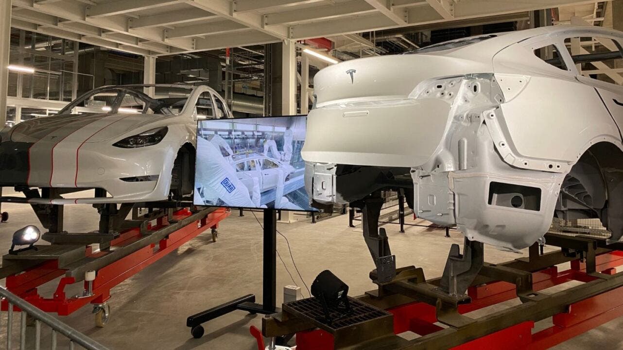 tesla production