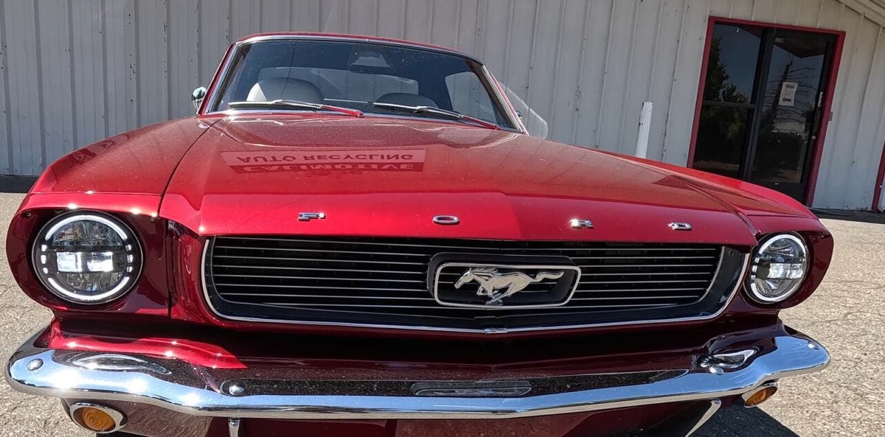 1966 Ford Mustang with Tesla Model 3 power