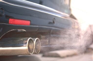 Car exhaust gases