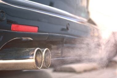 Car exhaust gases