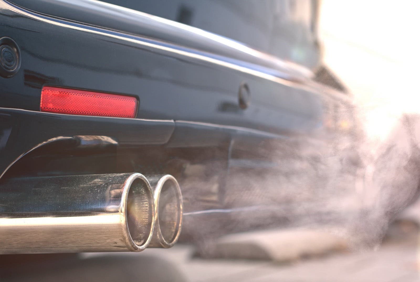 Car exhaust gases