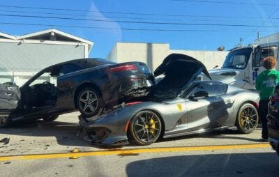 Ferrari 812 Competizione Aperta Crash