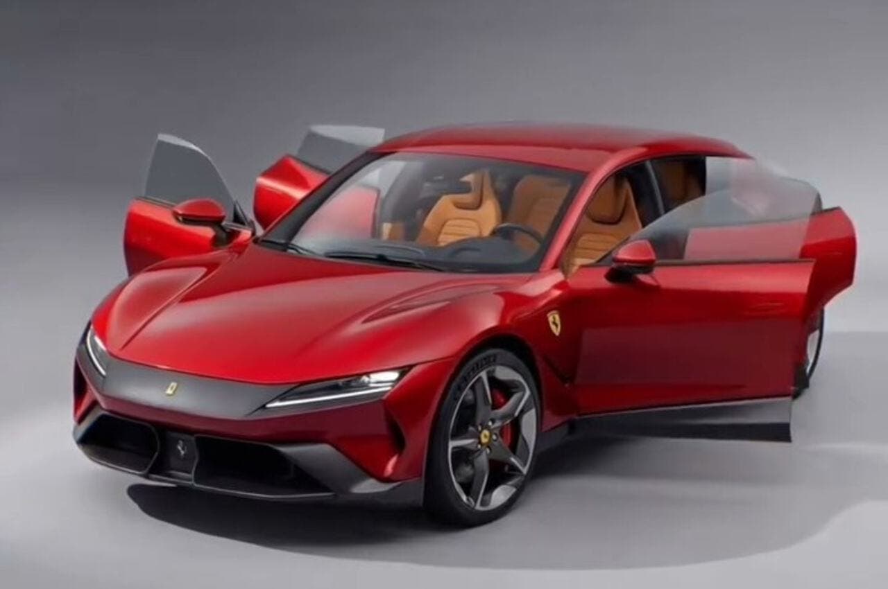 ferrari luce rendering