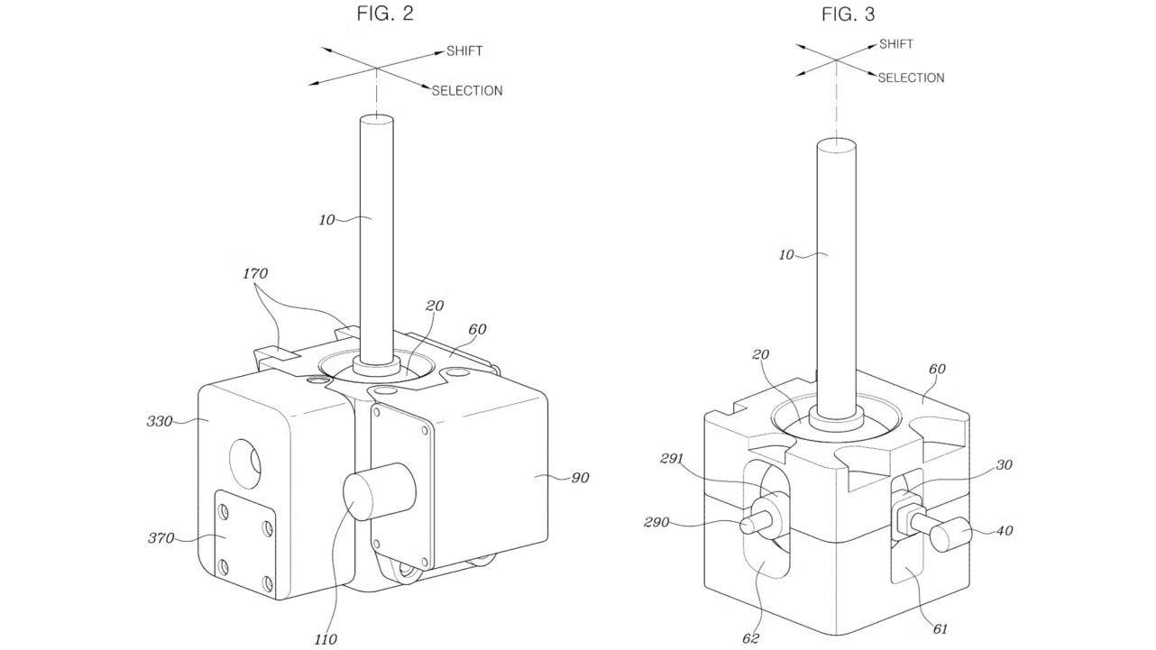 Hyundai manual automatic shifter patent