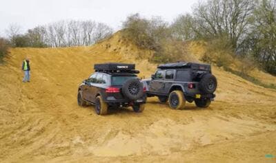 Jeep off road race