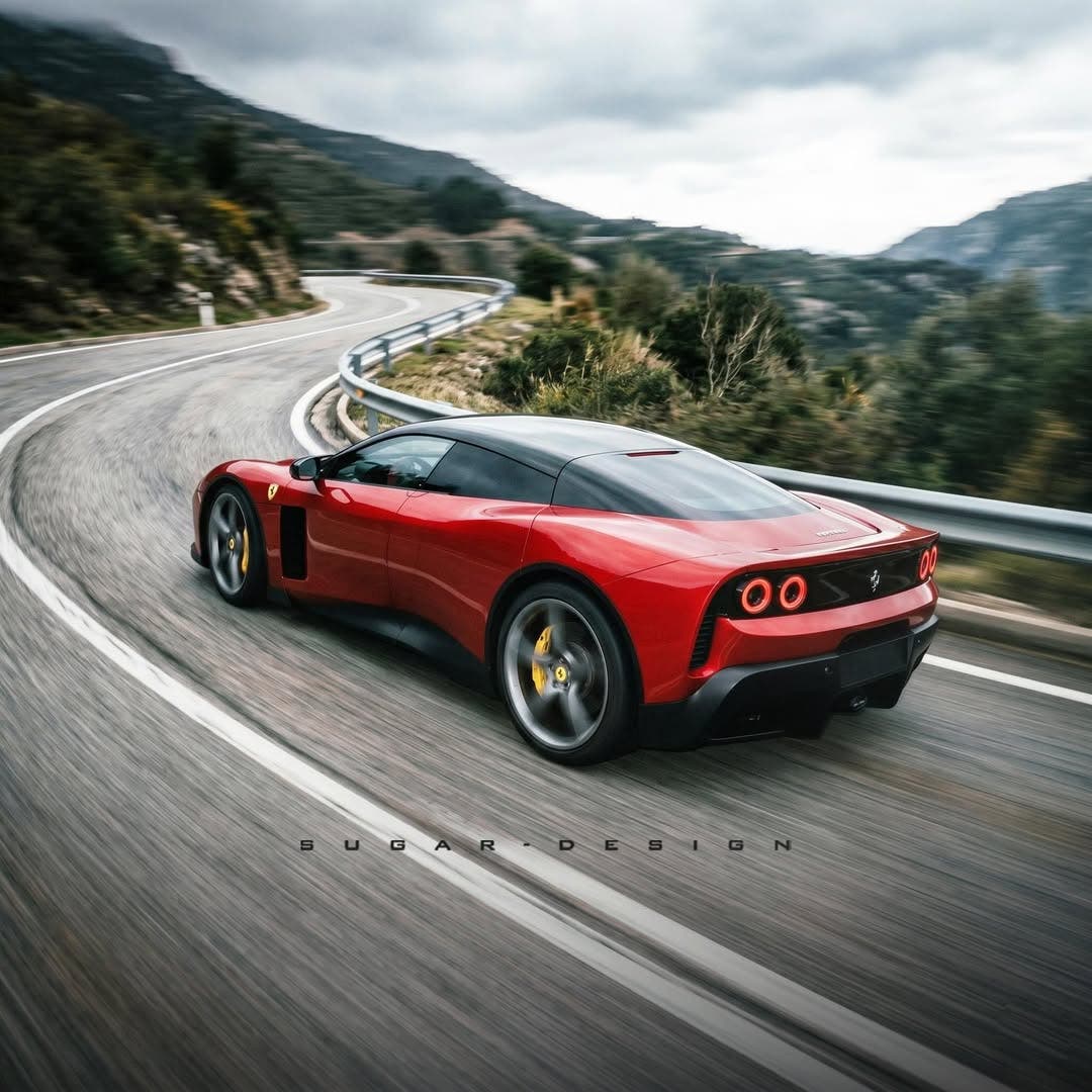 Ferrari Luce render