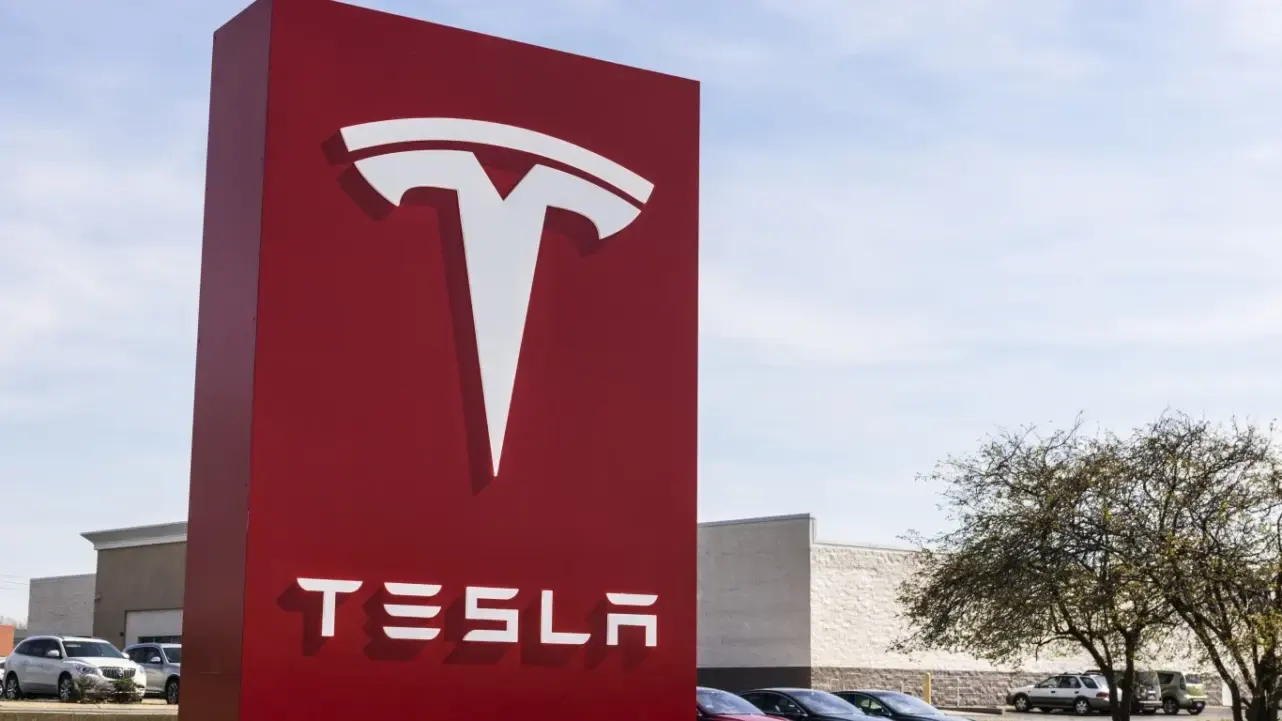 tesla badge