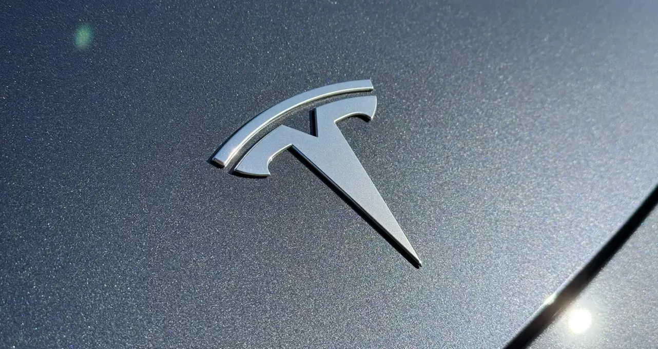 tesla badge