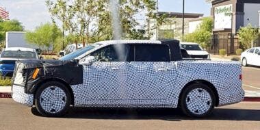 Ford pickup EV spy