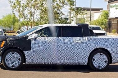 Ford pickup EV spy