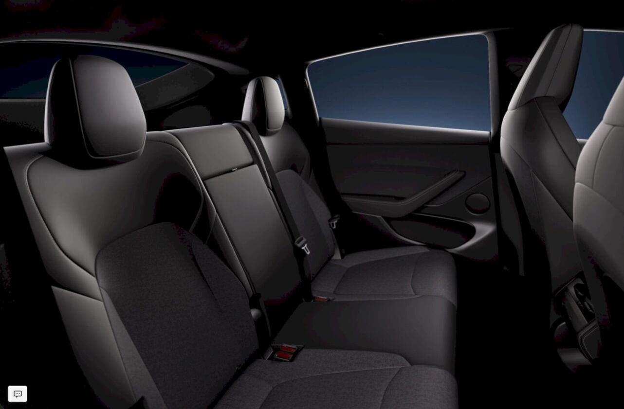 Tesla new interiors