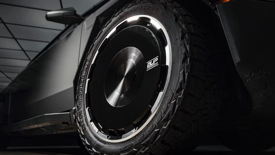 tesla cybertruck up forged cybrdisc, unplugged performance