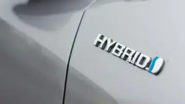 toyota hybrid badge