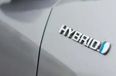 toyota hybrid badge