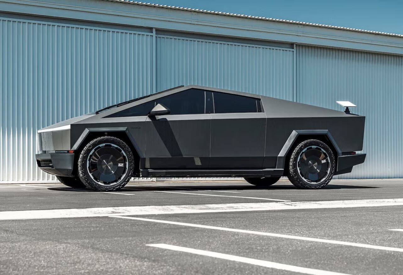 tesla cybertruck up forged cybrdisc, unplugged performance