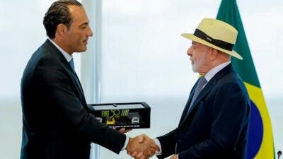 Antonio Filosa and Luiz Inácio Lula da Silva