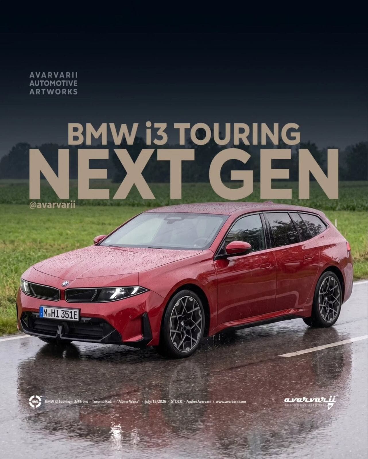 BMW i3 Touring render