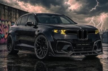 BMW iX5 tuned render