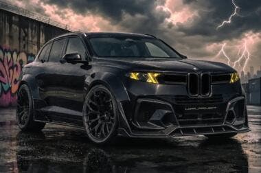 BMW iX5 tuned render