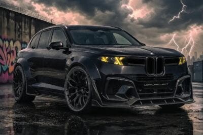 BMW iX5 tuned render