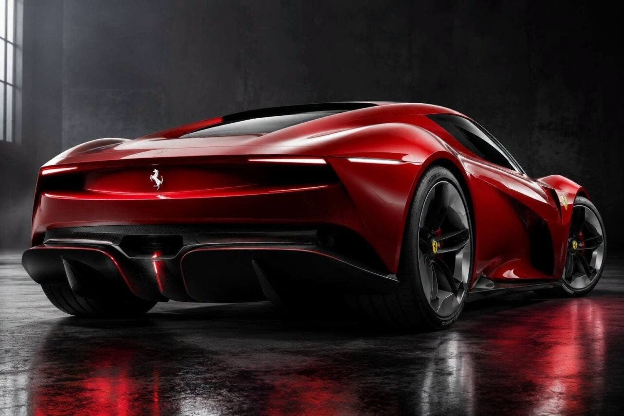 Ferrari Dino render