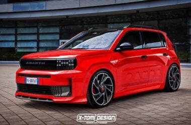 Fiat Grande Panda Abarth render