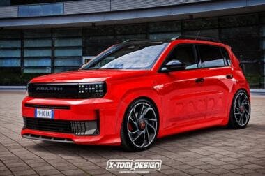 Fiat Grande Panda Abarth render