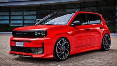 Fiat Grande Panda Abarth render