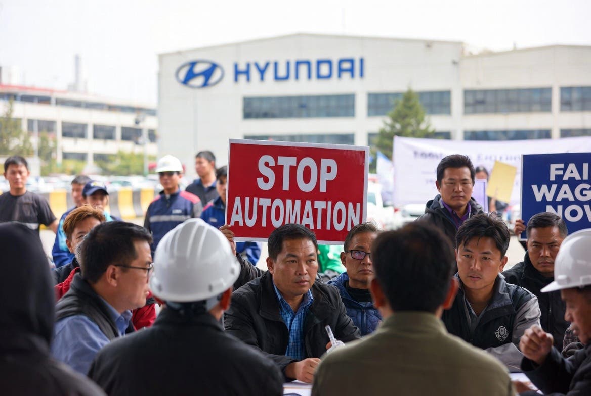 Hyundai workers strike