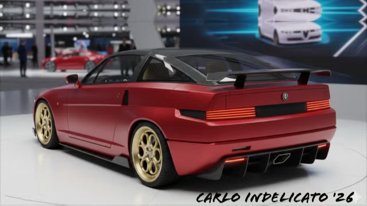 alfa romeo SZ render