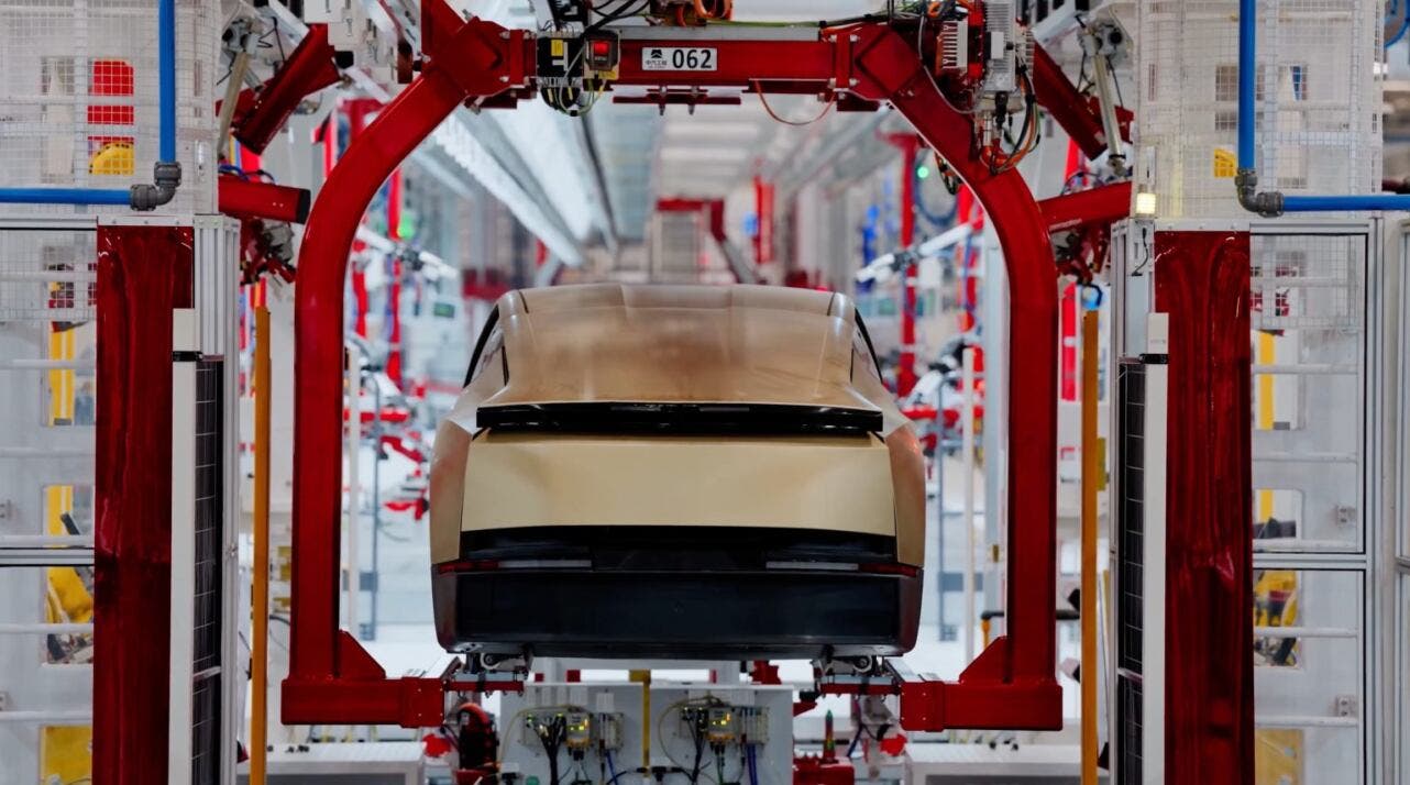 tesla cybercab production