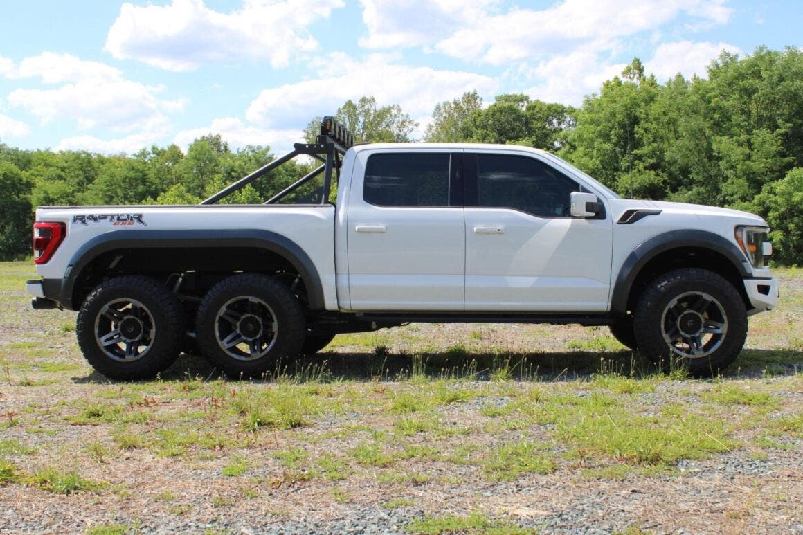six-wheel Ford f-150 Raptor